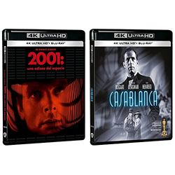 2001: Una odisea en el espacio (4K UHD + Blu-ray) [Blu-ray] & Casablanca (4K UHD + Blu-ray) [Blu-ray]