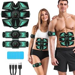 GROSBEAK GE-6-D-GR EMS Electroestimulador Muscular, Adultos Unisex, Verde, Medio