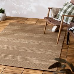 Yard Tapis Intérieur/Extérieur Effet Jute Pentle - Naturel - 140x170cm