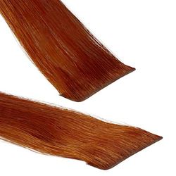 hair2heart 40 x REMY Invisible Tape In Hair Extensions - 130-24-Inch, 0.1 kg