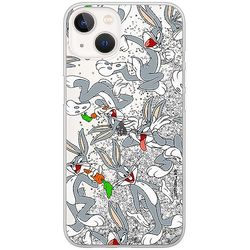 ERT GROUP etui na telefon Apple Iphone 13 MINI, case oryginalny i oficjalnie licencjonowany przez Looney Tunes, wzór Bugs 013, optymalnie dopasowane, z efektem płynnego brokatu