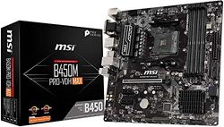 MSI ProSeries - Scheda madre AMD Ryzen AM4 M.2 USB 3 DDR4 D-Sub DVI HDMI micro-ATX (B450M PRO-VDH Max)
