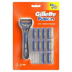 Gillette Fusion Rasoir avec 11 pièces