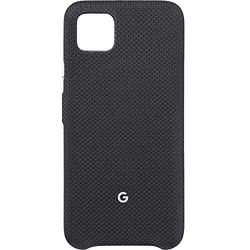 Google Pixel Case for Pixel 4 - Protective Phone Cover with Tailored Fabric and Active Edge Compatible - Official Google Pixel Cover - Just Black