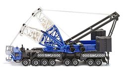 siku 4810 Guindaste móvel, interligável, com guincho e pesos, 1:55, metal/plástico, azul