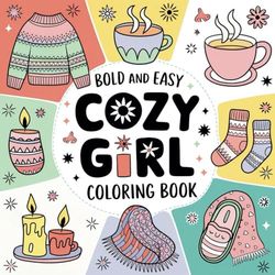 Cozy Girl Coloring Book