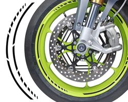 Foliatec Pin Striping Racing Stripes Schwarz 14 A ‚7 mm x 41 cm, inklusive Spacer