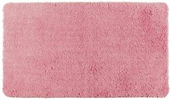 WENKO Badmat Poly hoogpolig Blush Pink douchemat, 120 x 70 x 0,5 cm