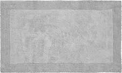 Grund Luxor Tappeto per Il Bagno, Cotone Organico, Grigio Ciottolo, 60x100 cm
