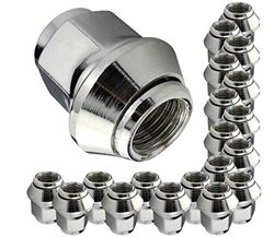 HEK - Lot de 20 écrous de roue - Pour jantes en aluminium Ford d'origine - M12 x 1,5 SW19