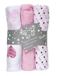 Baby Comfort – bedrukt chiffon 100% alg. (3-delig) 80 x 80 cm