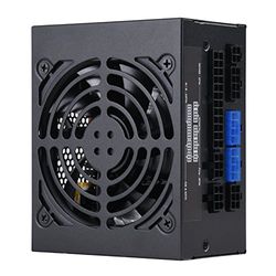 SilverStone Technology SST-SX500-G v 1.1 - Série SFX, 500 W 80 Plus Or Alimentation PC, Bruit réduit, 92 mm, Câblage 100% modulaire