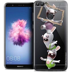 Fodral för 5,7 tum Huawei P Smart, Ultra Slim Rabbids TV Sport