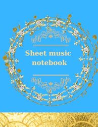 Sheet Music Notebook: Music Manuscript A4 : 12 stave