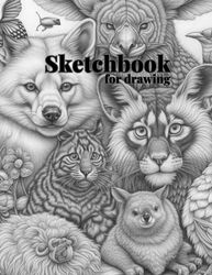 Sketchbook for drawing, 110 page, 8.5x11, paper weight: 55 pound, 90 grams per square meter