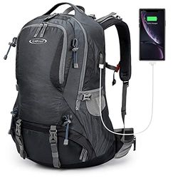 G4Free - Mochila de senderismo impermeable de 50 l con funda de lluvia para montañismo, viaje, camping, trekking, deportes al aire libre para hombre y mujer