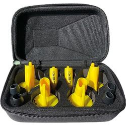 LEKI Fin Vario Set Mixte Adulte, Jaune, uni