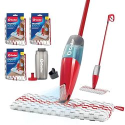 O-Cedar ProMist, Mocio spray con 3 ricariche extra, Spray Mop with 3 Extra Refills