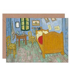 Vincent Van Gogh sypialnia kartka z życzeniami artystyczna plus koperta pusta w środku
