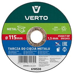 Disque à tronçonner pour métal 115 x 1,5 x 22,2 mm