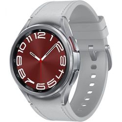 Samsung Galaxy Watch6 Classic SM-R955FZSADBT smartwatch e orologio sportivo 3,3 cm (1.3") AMOLED 43 mm Digitale 432 x 432 Pixel Touch screen 4G Argento Wi-Fi GPS (satellitare)