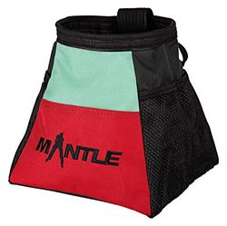 MANTLE climbing equipment Atletico Boulderbag Mint/Red for Bouldering Climbing Gymnastics