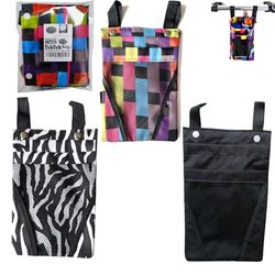 YehVeh Confezione da 3 borse da manubrio per bicicletta, da appendere sul manubrio, 2 strati, con supporto per cellulare, per moto, ebike, scooter, triciclo, ciclismo, veicoli, traverse, bambini