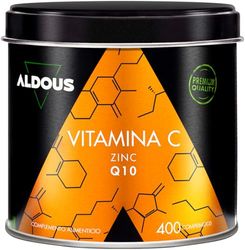 Vitamine C + Zinc - 400 Comprimés - 500mg de Vitamine C + 10mg de Zinc + 20mg de Q10 par dose journalière - Vitamines pour la fatigue, l'épuisement, le système immunitaire et la défense