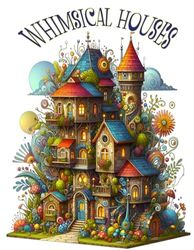 Creative Haven Whimsical Houses Coloring Book: Submerge Yourself in a Whimsical World of Colorful Architecture