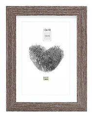 Deknudt Frames S66KH3P1_13,0x18,0 - Cornice portafoto in Legno, 13 x 18 cm, 10 x 15 cm, Colore: Grigio