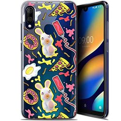 Beschermhoes voor Wiko View 3 Lite, ultradun, konijntje Crétins Egg Pattern