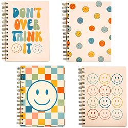THiNKABLE Happy Face Notebook A5 Set 4pk