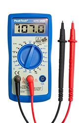 PeakTech 1070 – Multímetro digital CAT III com ecrã LCD, TUV/GS, testador de bateria, multímetro de mão, amperímetro eletrónico, testador de continuidade, voltímetro - máximo 300 V