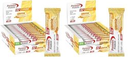 Premier Protein Bar Deluxe White Chocolate Vanilla 12x50g - Haute teneur en protéines + Hydrates de carbone réduits + Sans huile de palme, 25405401 (Lot de 2)