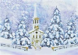 Winter Sanctuary Deluxe Boxed Holiday Cards (20 cards, 21 self-sealing envelopes)