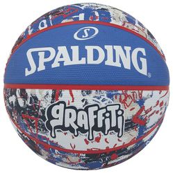 Spalding Unisex - Volwassenen Graffiti Sz6 Ball, Blue/Red, 7