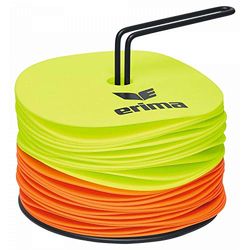 Erima 7200711, Set Dischi Indicatori Nessun Genere, Giallo Neon, 1