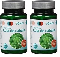 Sakai – Cola de caballo Sin sabor en comprimidos (diurético natural, remineralizador, fuente natural de silicio orgánico) (Paquete de 2)