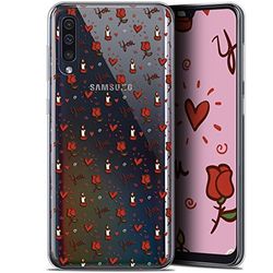 Caseink fodral för Samsung Galaxy A50 (6.4) [gel HD-mönster kollektion kärlek alla hjärtans dag design ljus och rosor - mjuk - ultratunn]