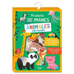 Auzou Creatif - Mijn magnetische etui: Werelddieren, meerkleurig (XOU-9508216)