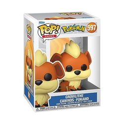 Funko POP! Spel: Pokemon - Growlithe - Samlarobjektsvinylfigur - Presentidé - Officiella varor - Leksaker för barn och vuxna - TV-spelsfans - modellfigur för samlare och display