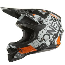 O'NEAL | Motocrosshjälm | MX Enduro | ABS-skal, säkerhetsstandard ECE 22.06, ventilationsöppningar för optimal kylning | 3SRS-hjälm SCARZ V.23 | Vuxna | vit | storlek S (55/56 cm)
