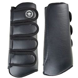 PFIFF Gaya - Polainas traseras, Color Negro