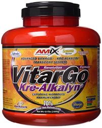 Amix, Vitargo Load Kre-Alkalyn Suplemento alimentar, recuperação muscular, suplemento de carboidratos para massa muscular, creatina monohidrato Amix, sabor limão, 2 kg