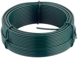Merriway BH05777, 2.0 mm x 20 Metre Green Plastic Coated Garden Wire