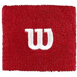 Wilson W Wristband, Muñequera Mujer, Rosso (Red), OSFA