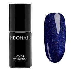 NEONAIL Vernis Semi Permanent Pailleté 7,2 ml Vernis Gel UV Semi Permanent Bleu Born Proud Vernis à Ongles Gel Polish Gel UV Couleur Nail Art