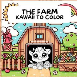 THE FARM KAWAII TO COLOR: Adorable drawings designed for adults and children for relaxing moments