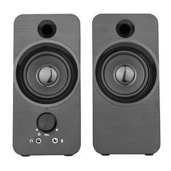 glowster Altavoces Multimedia 2.0 12W SB350 con Sonido Claro, Potencia 12W, conectividad Sencilla, Ideales para Disfrutar música y Sonido en casa.
