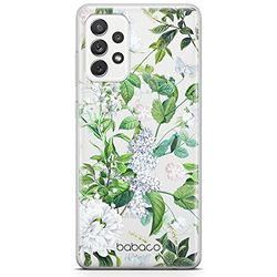 ERT GROUP etui na telefon Samsung A52 5G / A52 LTE 4G / A52S 5G, case oryginalny i oficjalnie licencjonowany przez Babaco, wzór Flowers 038, optymalnie dopasowane, plecki z TPU częściowo przeźroczyste